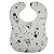 Kit 3 Babador Bebe Impermeavel 25x34cm Varias Estampas Sortidas Botão Pressão Menino Menina - Imagem 12
