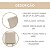 Tela Respiravel Bege liso Para Berço Baby Deluxe - Imagem 6