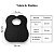 Babador impermeavel Adulto Acamados e Mobilidades Reduzidas Kit 2 babadores Branco e Preto - Imagem 5