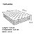 Capa De Colchão Box Super King 2,03m x 1,93m x 35 cm Macio Hipoalergenico Matelassê Toque de Pêssego - Imagem 8