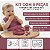 Kit Refeição 8 peças Alimentação do Bebê Silicone Talheres com Ventosa Canudo Babador Cata Migalha - Imagem 13