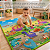 Tapete Infantil XPE Térmico Dobrável 120x180cm Dupla Face Best Sling - Imagem 8