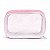 Necessaire Impermeável Transparente Pequena com Zíper – Organizador para Viagem, Maquiagem e Cosméticos - Imagem 6