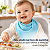 KIt 3 Babadores Bandana Impermeavel Bebe Menino Botão Pressão Cores Sortidas - Imagem 7