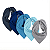 KIt 3 Babadores Bandana Impermeavel Bebe Menino Botão Pressão Cores Sortidas - Imagem 2