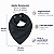 KIt 3 Babadores Bandana Impermeavel Bebe Menino Botão Pressão Cores Sortidas - Imagem 4