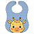 Babador Impermeável kit 3 Estampa Selva Bebe Menino Botão Pressão - BabyDeluxe - Imagem 4