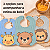 Babador Impermeável kit 3 Estampa Selva Bebe Menino Botão Pressão - BabyDeluxe - Imagem 5