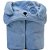 Cobertor Microfibra Mami Bichuus Com Capuz Papi Azul - Imagem 1