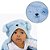 Cobertor Microfibra Mami Bichuus Com Capuz Papi Azul - Imagem 6