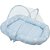 Berço Ninho Bebe Com Mosqueteiro Baby Joy Nuvenzinha Azul - Imagem 1