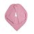 Babador Bandana Bebe Botao Ajustavel Rosa Bebe - Imagem 1