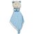 Naninha para Bebes Pelucia Com Prendedor de Chupeta Urso Azul - Imagem 1