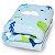 Manta Cobertor Microfibra Confort Baby Dino Azul - Imagem 1