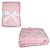 Manta Soft Bebe Cobertor Microfibra Com Sherpa Relevo Rosa - Imagem 2