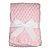 Manta Soft Bebe Cobertor Microfibra Com Sherpa Relevo Rosa - Imagem 1
