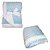 Manta Bebe Cobertor Soft Microfibra Com Sherpa Relevo Azul - Imagem 2