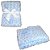 Manta Bebe Cobertor Microfibra Dupla Face 75X100cm Azul - Imagem 2