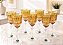 JOGO TAÇAS ÁGUA CRISTAL IMPERATTORE BY STRAUSS - COR AMARELO - CX 6 PCS - Imagem 1