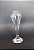 CASTIÇAL DE CRISTAL BOHEMIA 12 CM - Imagem 1
