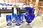 JARRA + 4 COPOS LONG DRINK CRISTAL IMPERATTORE BY STRAUSS - COR AZUL - CX 5 PÇS - Imagem 2