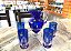 JARRA + 4 COPOS LONG DRINK CRISTAL IMPERATTORE BY STRAUSS - COR AZUL - CX 5 PÇS - Imagem 3