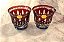 JOGO COPO WHISKY CRISTAL 24% PbO CRISTALLERIE STRAUSS  - COR VERMELHO - CX 2 PÇS - Imagem 3