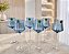 JOGO VINHO BRANCO CRISTAL IMPERATTORE BY STRAUSS - COR AZUL CLARO - CX 6 PCS - Imagem 1