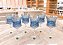 JOGO TAÇAS VINHO BRANCO CRISTAL IMPERATTORE BY STRAUSS - COR AZUL CLARO - CX 6 PCS - Imagem 1