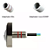 Refletor Led 10w Premium Led RGB p/ tubos 25mm Cabo 10m inox 316 Tholz - Imagem 6