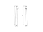 DUPLICADO - Abajur Ahu 54x400mm Led 5w Bivolt Pt Usina Imports - Imagem 2