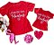 Kit Mãe e filha t-shirts vermelha - Imagem 3