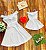 Kit Mãe e Filha Vestido Gabriela Branco - Imagem 2