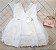Vestido de Festa Infantil Realeza Branco - Imagem 1