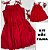 Kit vestido Mãe e filha Maria Vermelho - Imagem 1