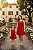 Kit Vestido Tal Mãe Tal Filha Vermelho Alcinha com Laço - Imagem 1