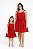 Kit Vestido Tal Mãe Tal Filha Vermelho Alcinha com Laço - Imagem 4