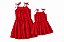 Kit Vestido Tal Mãe Tal Filha Vermelho Alcinha com Laço - Imagem 5