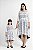 Kit Vestido Mãe e Filha Branco em Renda Floral - Imagem 1