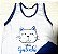 Pijama Infantil Masculino Regata Gatinho - Imagem 2