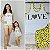 Pijama Adulto Feminino Regata Love - Imagem 2