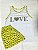 Pijama Adulto Feminino Regata Love - Imagem 1