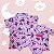 Kit Pijama Mãe e filha Verão Americano Rosa Estampado - Imagem 2