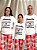 Kit Pijama Familia é amor vermelho Inverno - Imagem 3
