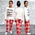 Kit Pijama Familia é amor vermelho Inverno - Imagem 4