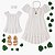 Kit Vestido Mãe e Filha Isadora Branco - Imagem 2
