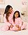 Pijama Mãe e Filha Soft Rosa com Estampa de Estrelas - Imagem 2