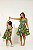 Kit vestido Mãe e Filha três marias floral verde - Imagem 2