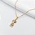Colar Semi-Joia dourado menina com vestido - Imagem 1