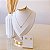 Conjunto Semi-Joia Coração dourado chavejado zircônia Luxo - Imagem 5